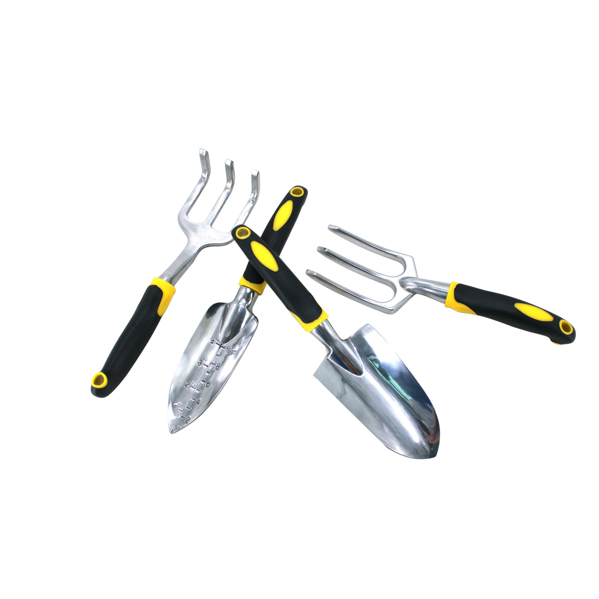 4PCS Garden Tools Set, Aluminum Heavy Duty Hand Tool Gardening Kit